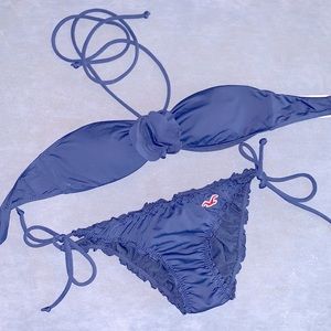 Hollister navy bikini set